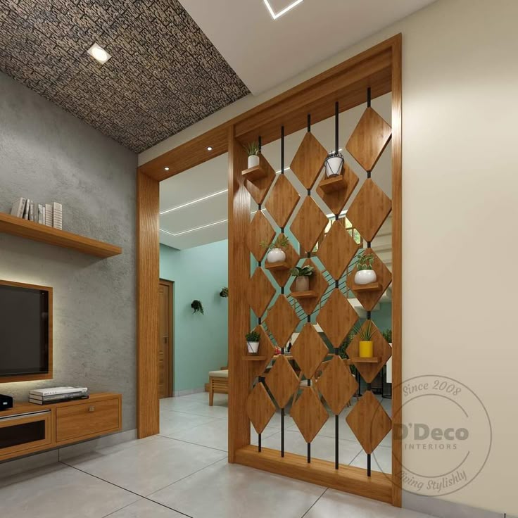 Wooden partition work in Zirakpur